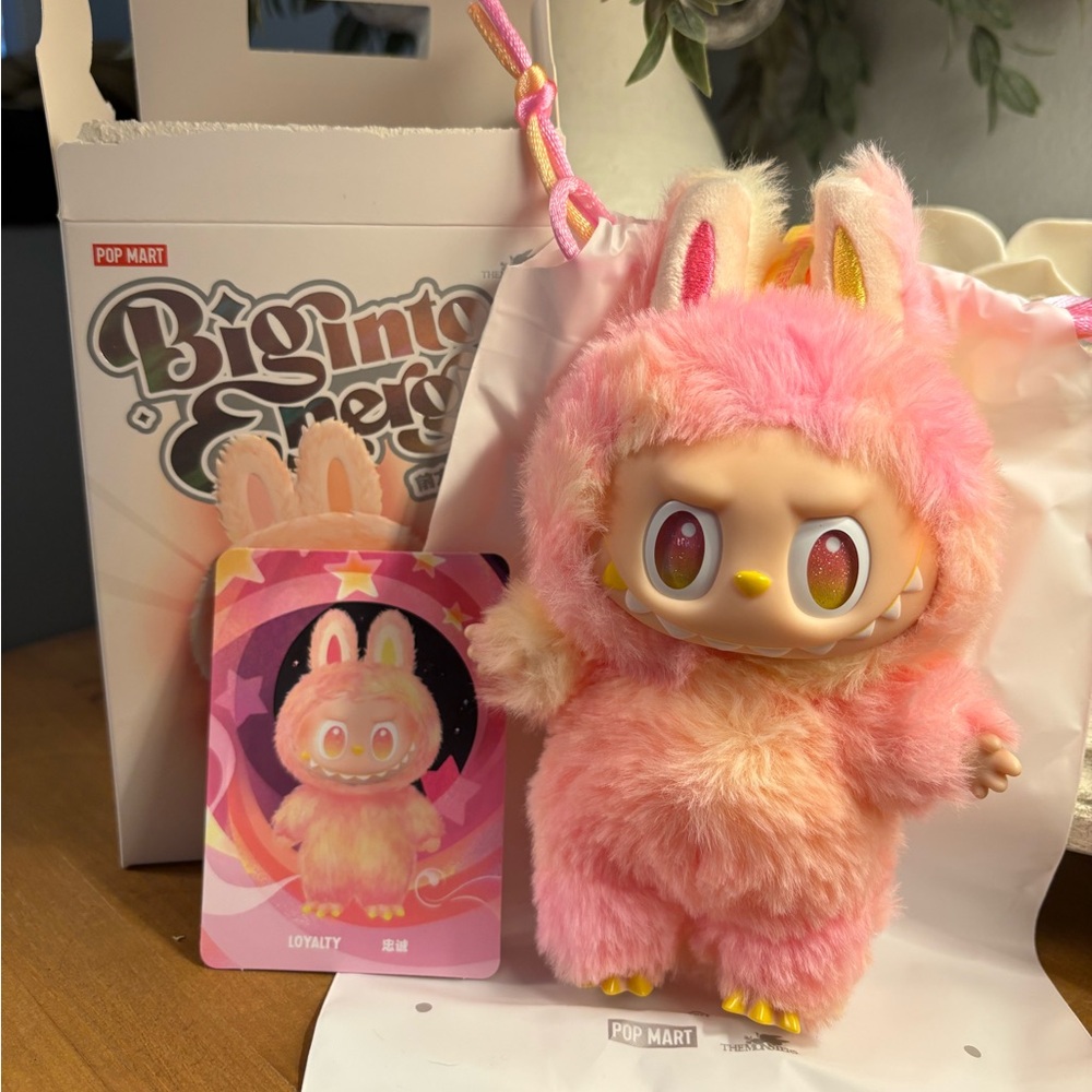 Authentic Big into Energy Labubu Loyalty